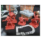 VINTAGE HEROQUEST MINIS/ FURNITURE / WEAPONS AND MORE