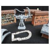 VINTAGE HEROQUEST MINIS/ FURNITURE / WEAPONS AND MORE
