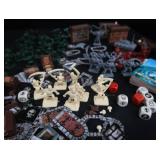 VINTAGE HEROQUEST MINIS/ FURNITURE / WEAPONS AND MORE