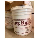 Log Home Caulking Bundle – Log Builder Sealant (5 Gal Buckets) + Albion Bulk Gun Kit – Contractor Setup