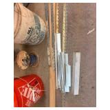 Various Scrap Metal Other Parts and 3/16' thick 8’ Steel