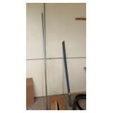 Electrical Conduit (metal conduit pipe) & framing piece.