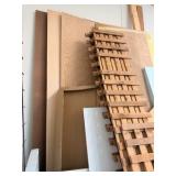 Large Mixed Lumber Lot up to 10/12’ tall – Plywood, Panels, Trim, Lattice & Assorted Wood – Shop Cleanout / Project Bundle