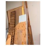 Large Mixed Lumber Lot up to 10/12’ tall – Plywood, Panels, Trim, Lattice & Assorted Wood – Shop Cleanout / Project Bundle