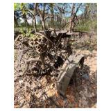 LARGE cast iron farming equipment.