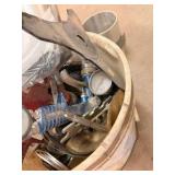 Various Scrap Metal Other Parts and 3/16' thick 8’ Steel