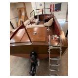 2020 Homemade Open Motor boat 21’6” – MerCruiser Inboard/Outdrive – Trailer (1989) Included