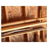 Lot Pile of Wood with Ladder