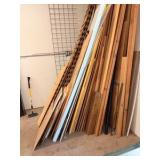 Large Mixed Lumber Lot up to 10/12’ tall – Plywood, Panels, Trim, Lattice & Assorted Wood – Shop Cleanout / Project Bundle
