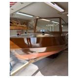 2020 Homemade Open Motor boat 21’6” – MerCruiser Inboard/Outdrive – Trailer (1989) Included
