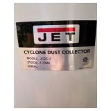 JET Dust Collection System (Cyclone) – 2HP 230V Shop Vacuum Setup, Like New w/ Remote ~ approximately $2,400 Retail