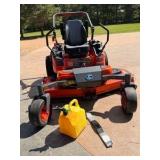 Kubota ZD1211 Diesel Zero Turn – 72” Deck – 603 Hrs – Commercial w/ NEW Blades, Drag Harrow & Fuel Can (Approx. $23,949.00 MSRP)