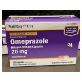 HealthCare Aisle Omeprazole 20 mg Delayed-Release Capsules (Lot of 3)