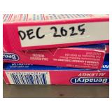 Benadryl Allergy Diphenhydramine HCl 25 mg Ultratabs - 24 Tablets (Lot of 4)