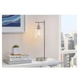 Regan 20' Brushed Nickel Table Lamp with Shade