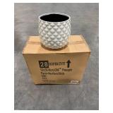 Pineapple Planter 14 qt Resin White (4 pack)