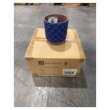 Griffy Small 2 qt Blue Ceramic Pot (Pack of 4)