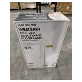 Wesleigh 59 in. LED Floor Lamp: 3 CCT dimmer
