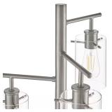 Regan 63 in. Brushed Nickel Floor Lamp