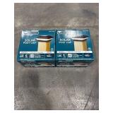 Solar 4x4/6x6 Black LED Deck Cap Light (Lot of 2)