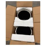 Pineapple Planter 14 qt Resin White (4 pack)