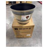 Natural Oak Resin Pots, 17.7' Dia (8 pack)