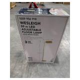 Wesleigh 59 in. LED Floor Lamp: 3 CCT dimmer