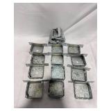 Galvanized Electrical Boxes Lot
