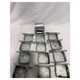 Galvanized Electrical Boxes Lot