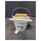 Galvanized Mop Bucket with Wringer