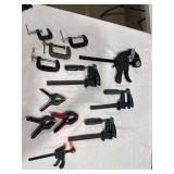 Assorted Clamps Lot