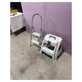 Metal and Plastic Step Stools