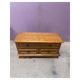 Wooden Cedar Chest with Drawers