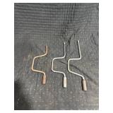 Metal Crank Handles Lot