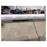White Gaming Desk with USB Hub