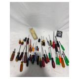 Assorted Screwdrivers & Hand Tools
