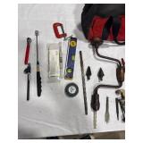 Assorted Hand Tools & Drill Bits