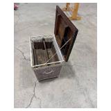 Wooden & Wicker Storage Chest