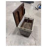 Wooden & Wicker Storage Chest