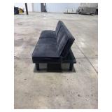 Dark Gray Convertible Futon