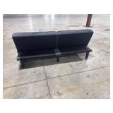 Dark Gray Convertible Futon