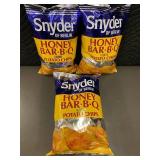 Snyder of Berlin Honey Bar-B-Q Flavored Potato Chips (3 Bags)