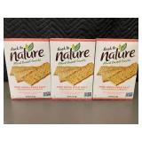 Back to Nature Pink Himalayan Salt Multigrain Flatbread - Plant Based Snacks (Lot of 3)