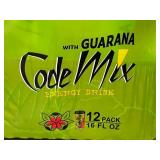 Code Mix Energy Drink with Guarana - 12 Pack 16 FL OZ Cans