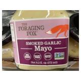 The Foraging Fox Smoked Garlic Mayo 6-Pack, 9.2 oz Jars (BB 09/29/24)