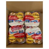 Hostess Hamburger Buns - Soft White 8-Count, 4 Packs - Sealed