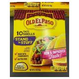 Old El Paso Stand 'n Stuff Taco Shells - 10 Shells Per Box - New & Improved Taste