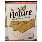 Back to Nature Pink Himalayan Salt Multigrain Flatbread - Plant Based Snacks (Lot of 3)