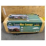 ShelterLogic Super Max Polyethylene Peak Canopy 11 ft. H X 18 ft. W X 20 ft. L (damaged box )