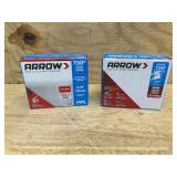 Arrow Lot of 2 Packs of- T50 3/8  Staples- 5000 Staples Per Pack